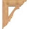 Ekena Millwork Balboa Traditional Smooth Bracket w/ Offset Brace, Western Red Cedar, 7 1/2"W x 22"D x 26"H BKT0806X22X26BOA01SWR - alternate 2